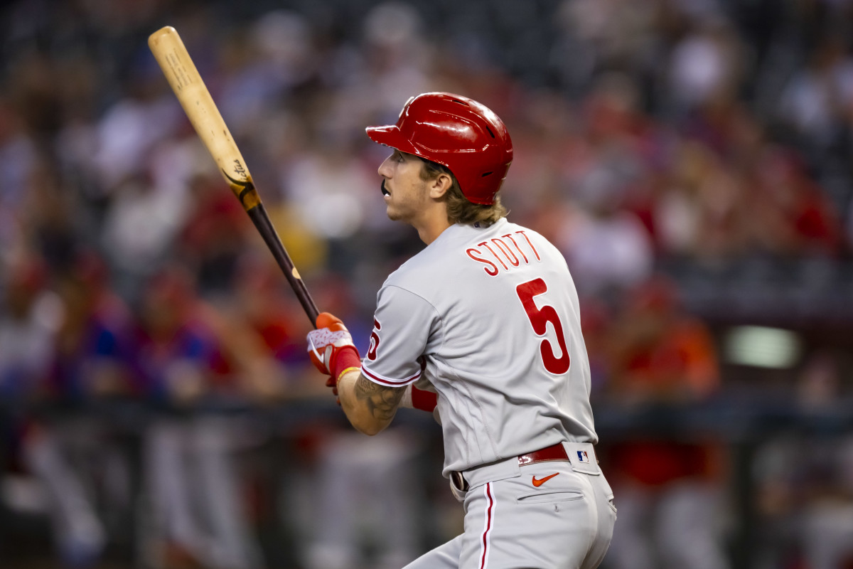 Philadelphia Phillies Shortstop Bryson Stott Continues to Grow as a Hitter  During His First Career Playoff Push - Sports Illustrated Inside The  Phillies