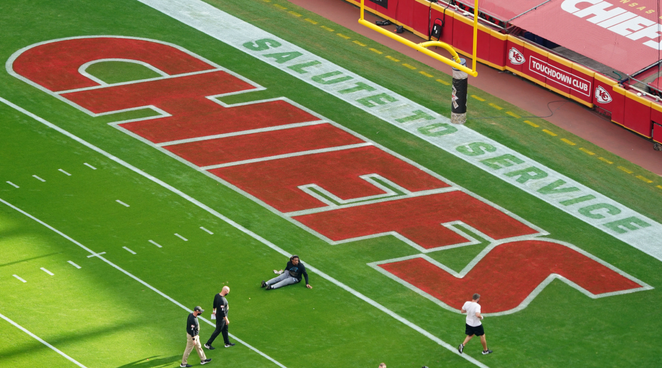 Chiefs Paint Field to Match Original 1972 Design Ahead of 'Thursday Night  Football' - Sports Illustrated