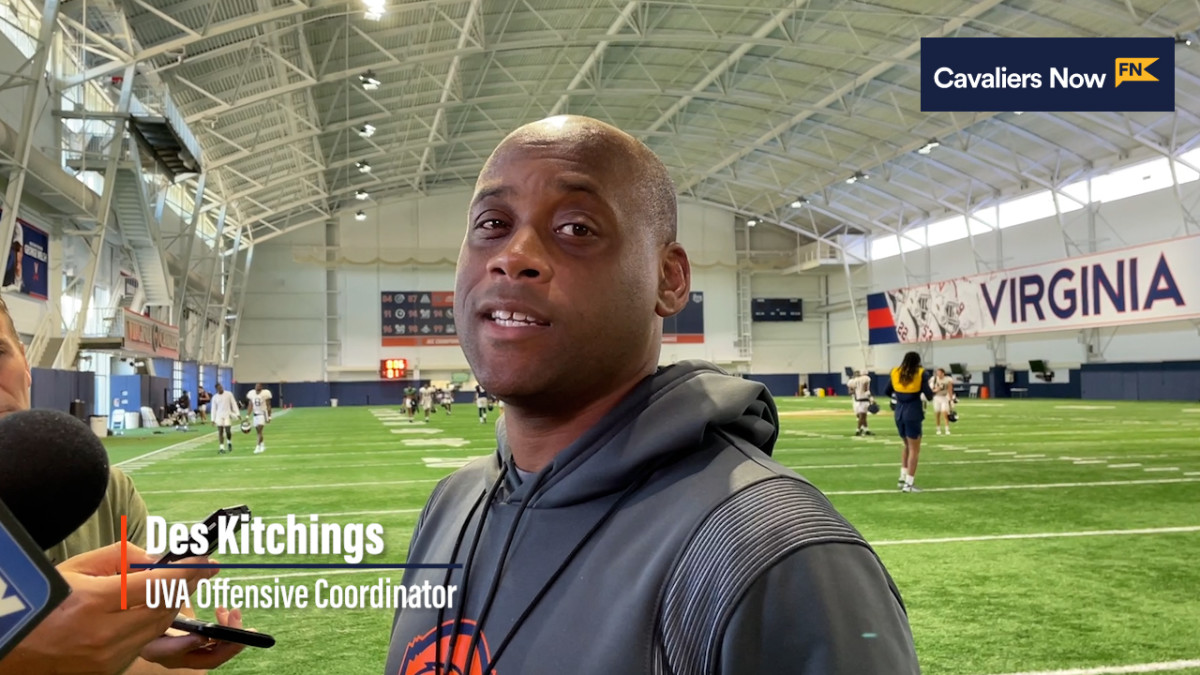 Virginia offensive coordinator Des Kitchings comments on the UVA offense ahead of the game against Old Dominion.