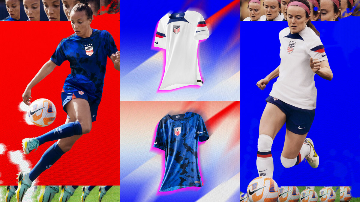 Mal Pugh and Rose Lavelle in the new USWNT kits