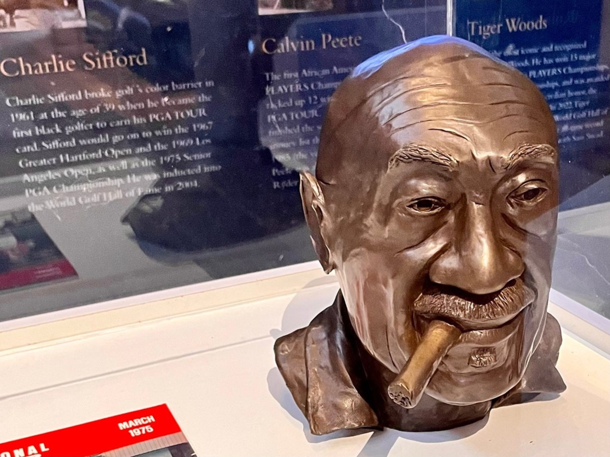 Charlie Sifford Bust at World Golf Hall of Fame