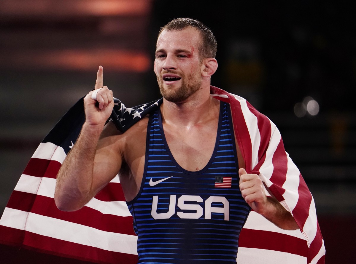 U.S. Wrestler David Taylor Wins Gold at the World Wrestling
