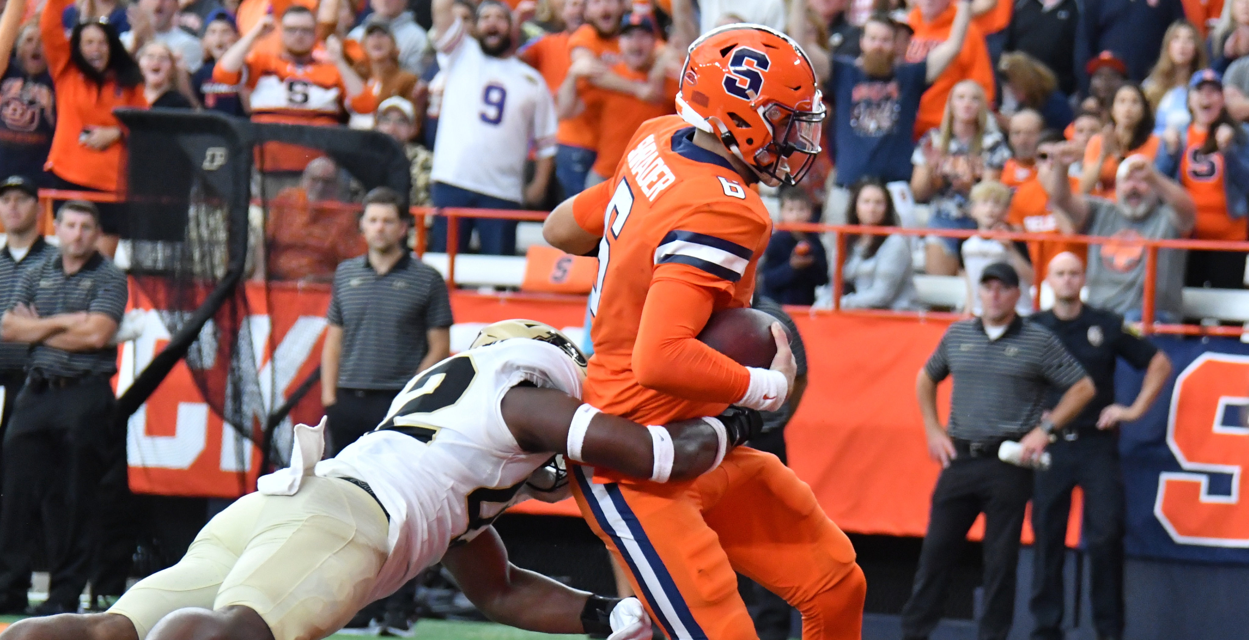 Garrett Shrader Highlights vs Purdue Sports Illustrated Syracuse