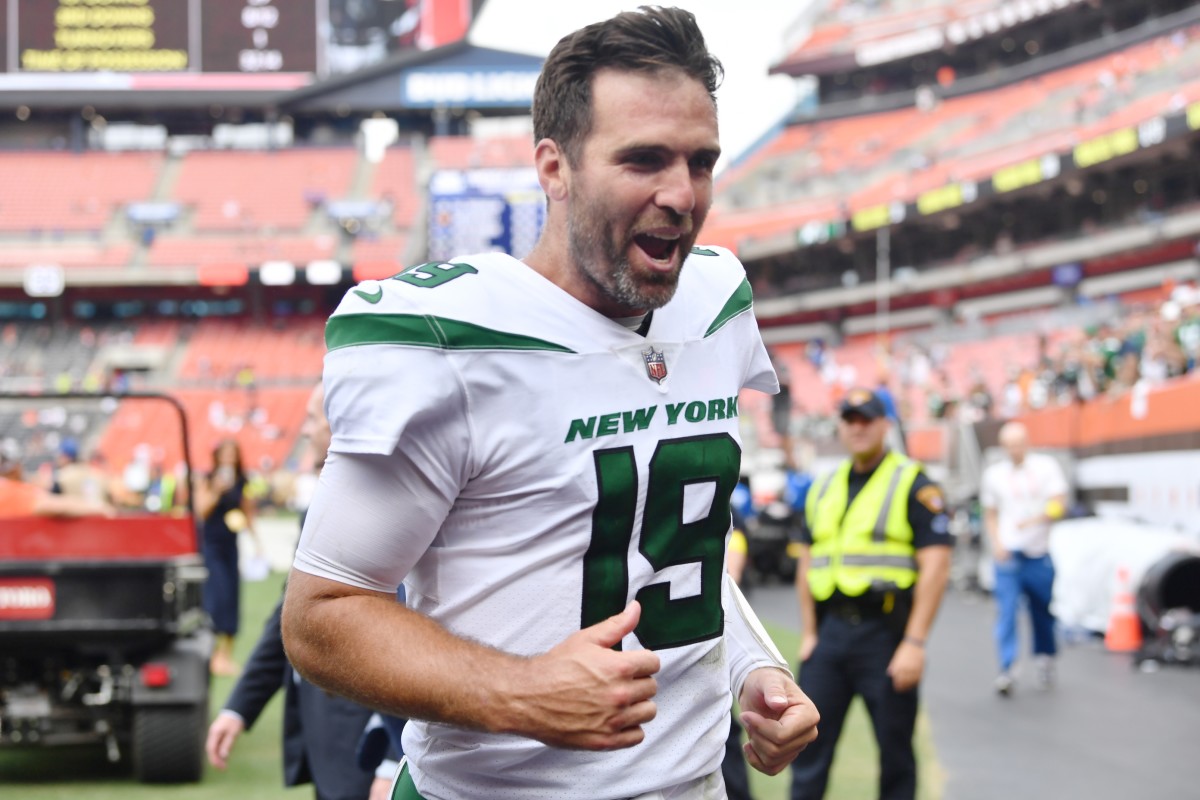 New York Jets quarterback Joe Flacco