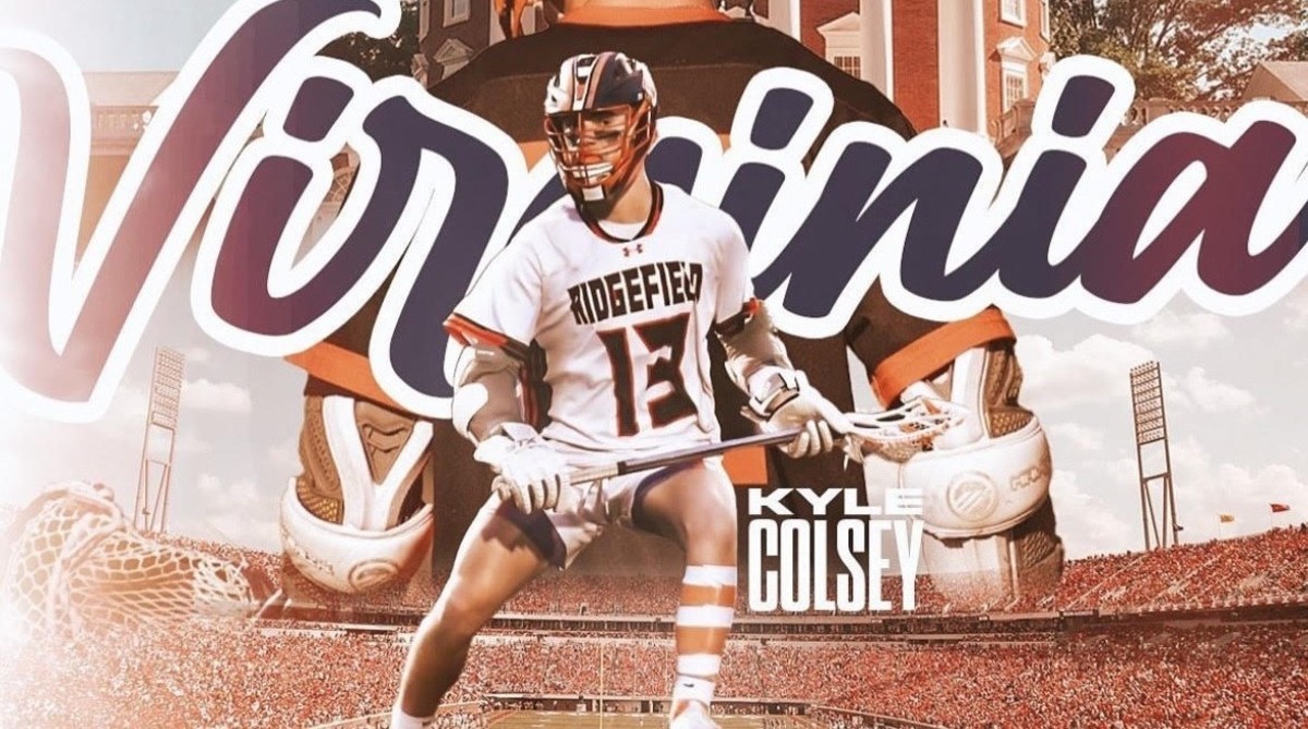 Five-star attackman Kyle Colsey announced his commitment to the Virginia men's lacrosse program.