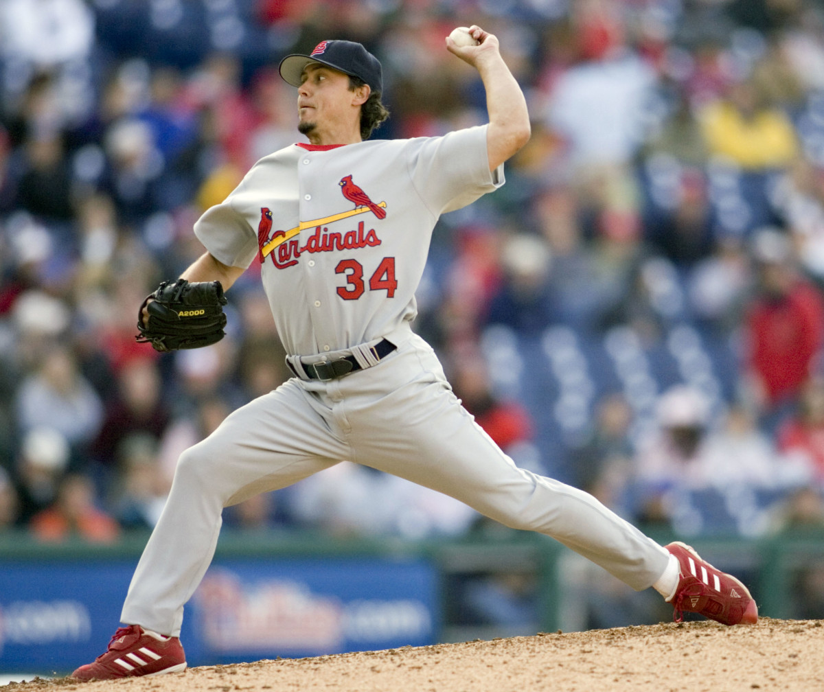 St. Louis Cardinals relief pitcher (34) Randy Flores in the 2006 season. He's now in the Cardinals' front office.