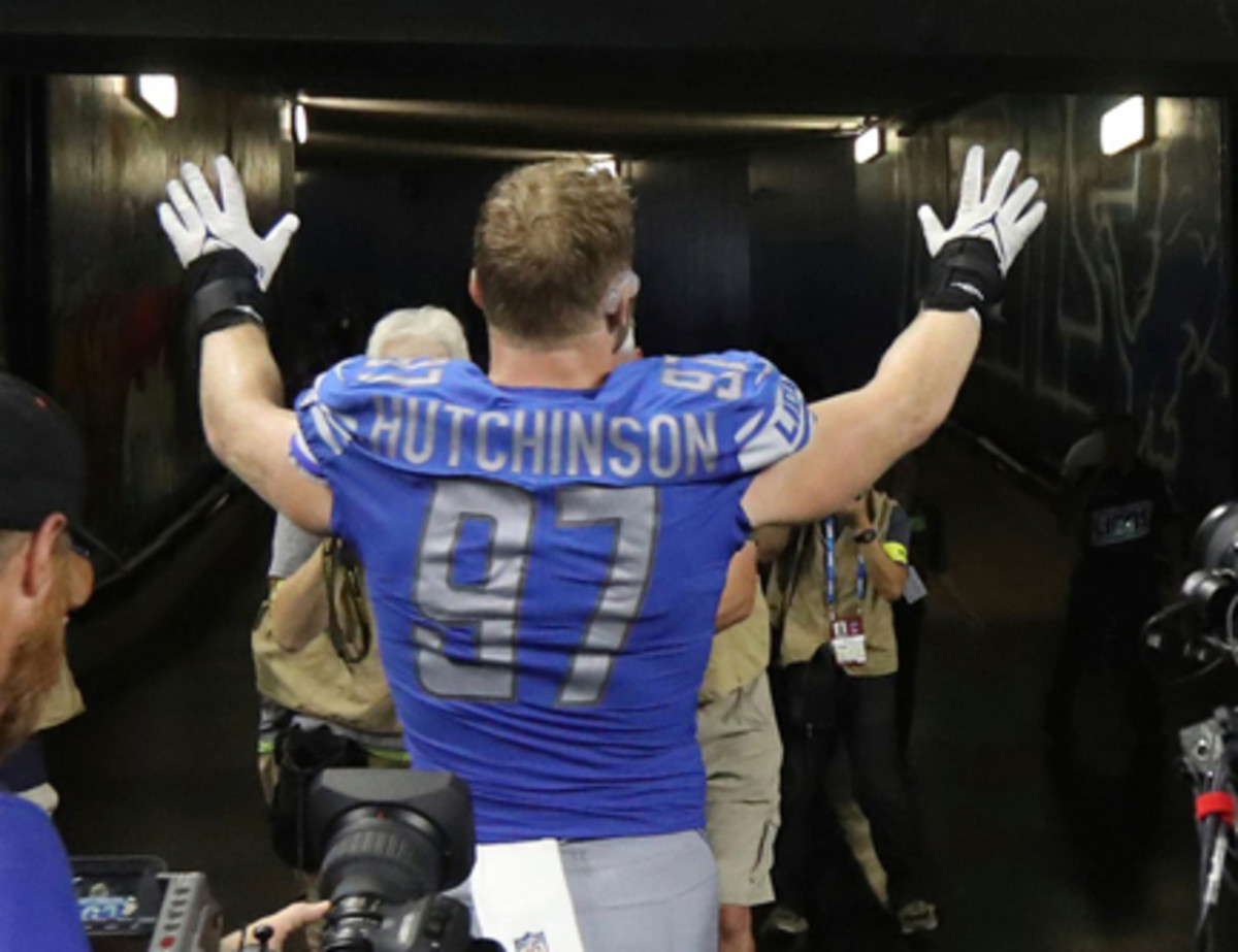 Detroit Lions edge rusher Aidan Hutchinson