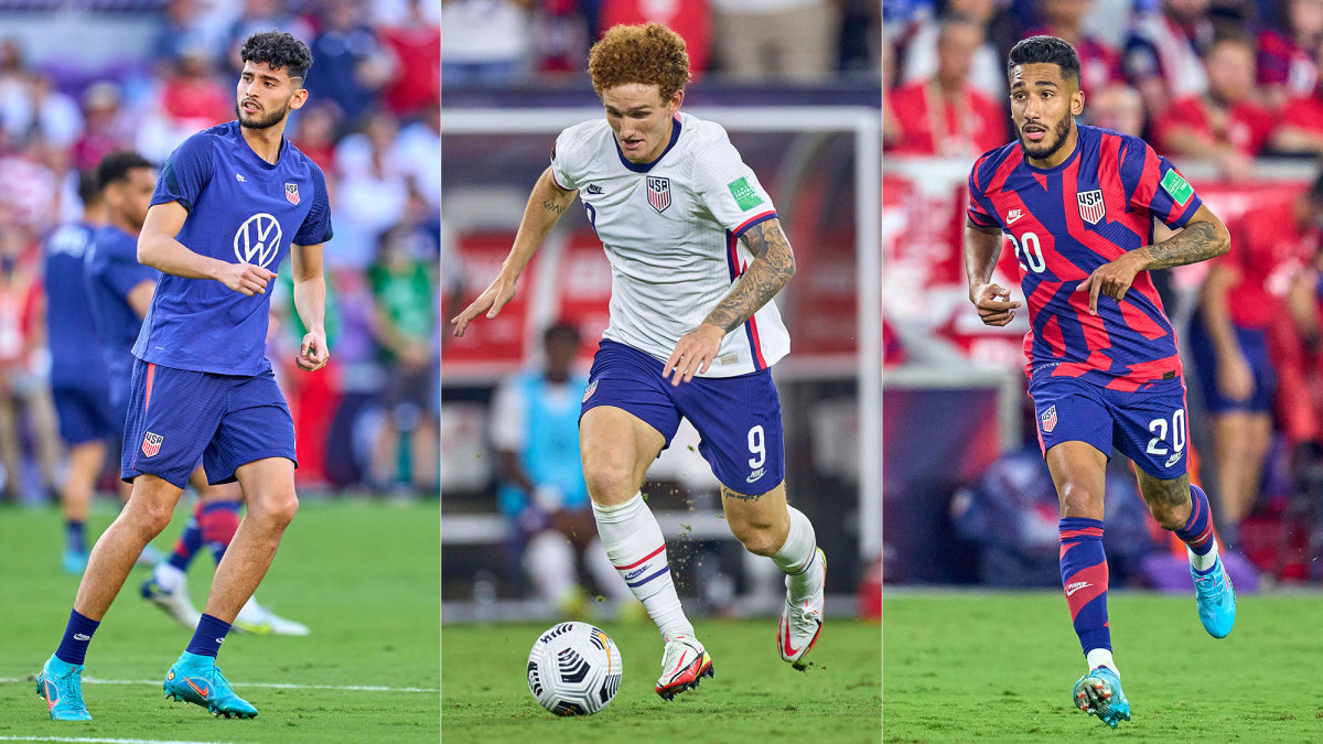 USMNT forwards Ricardo Pepi, Josh Sargent and Jesus Ferreira