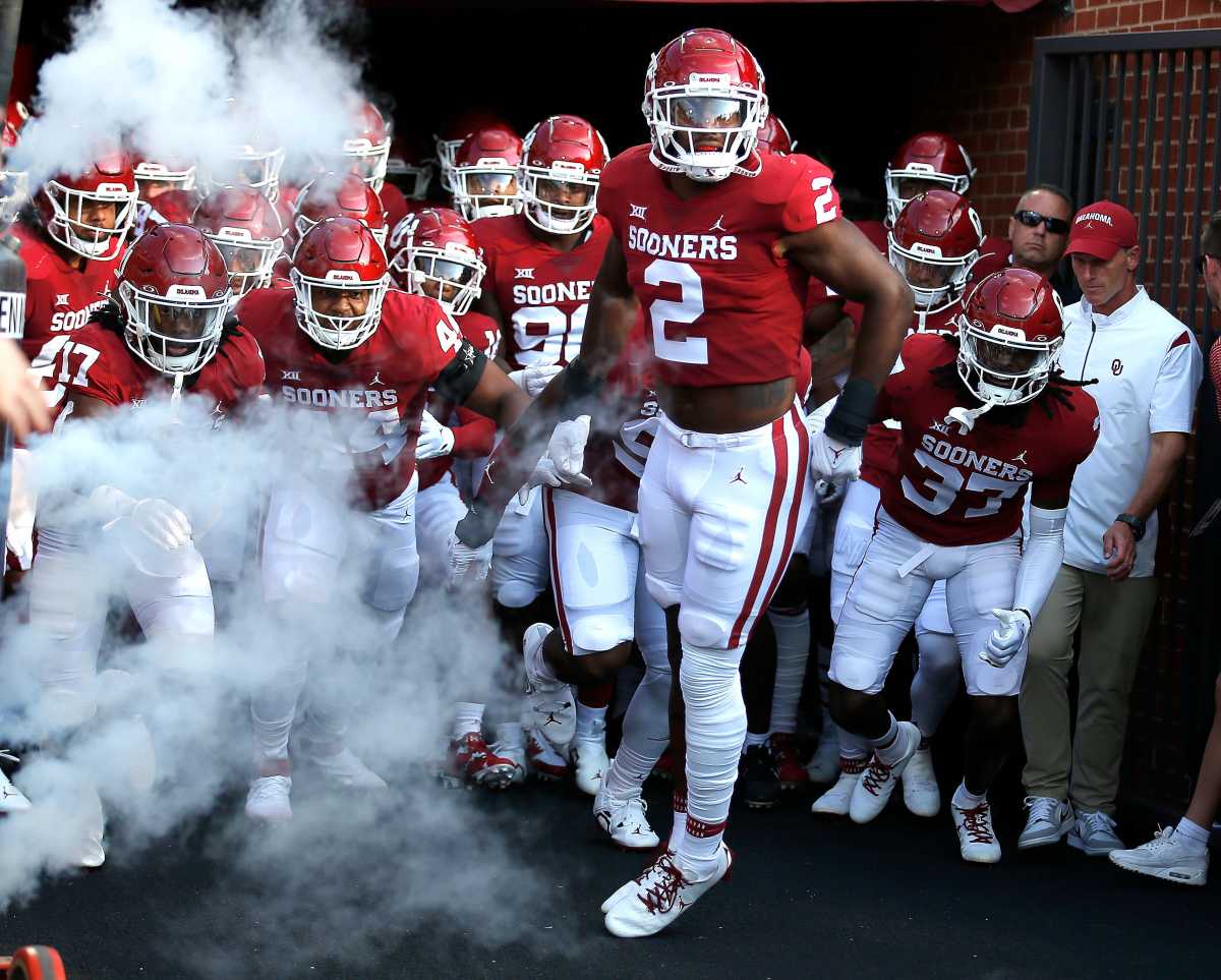 Players enter Owen Field ahead of the Kent State game.