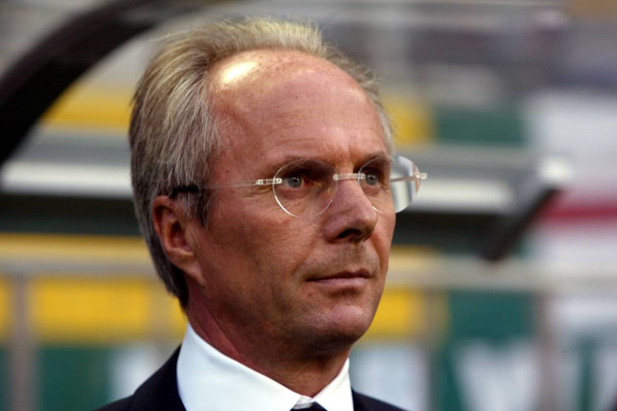 Sven-Goran Eriksson pictured in 2002 during his time as England manager