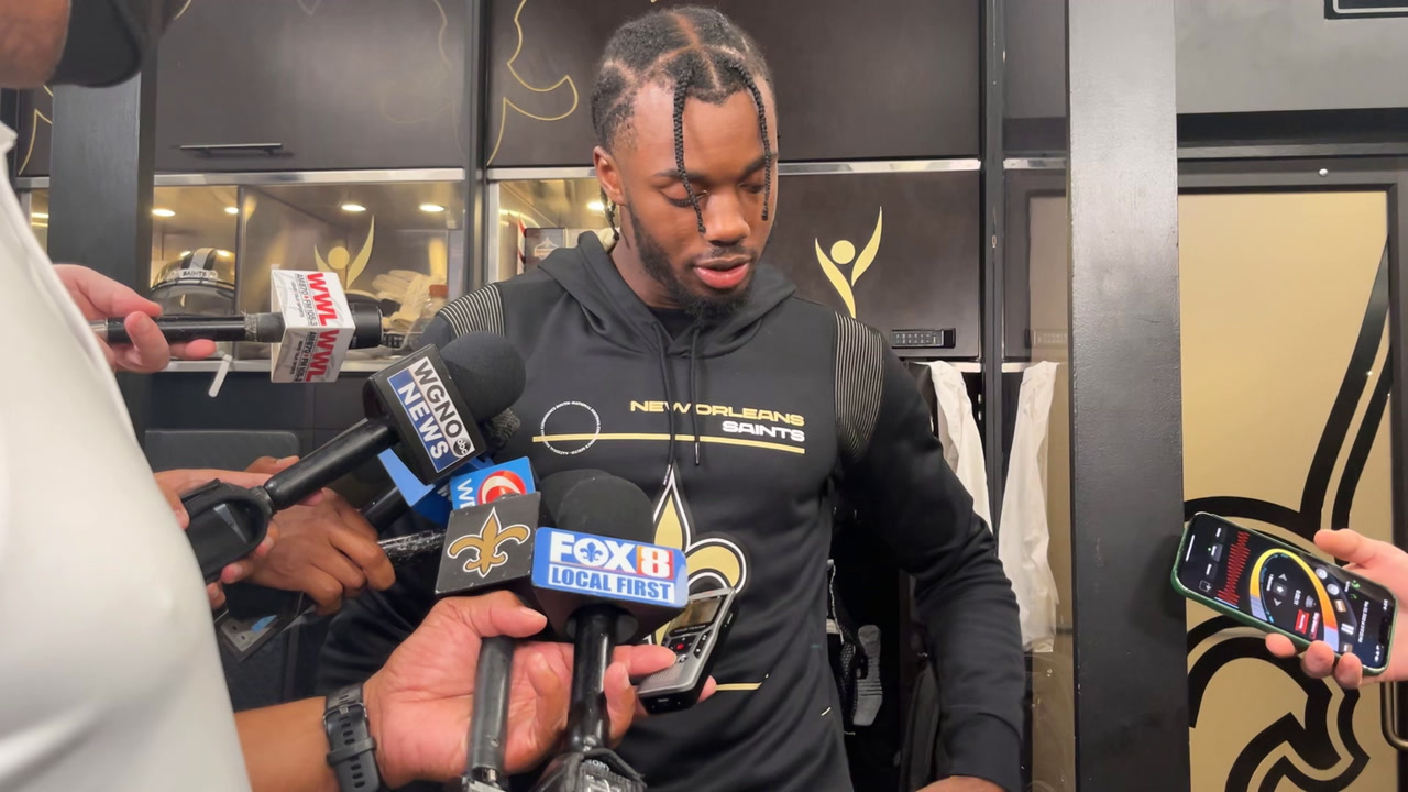 Saints CB Paulson Adebo Post Practice Thursday in Week 3 Sports