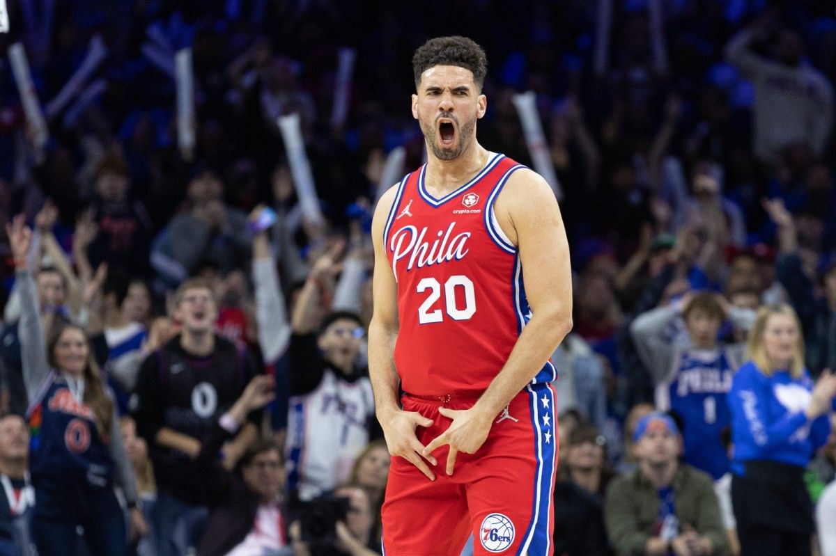 Sixers forward Georges Niang.