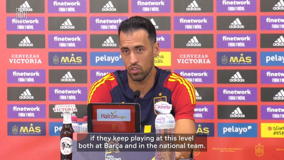 Busquets on Gavi and Pedri 'I hope they have a career like mine