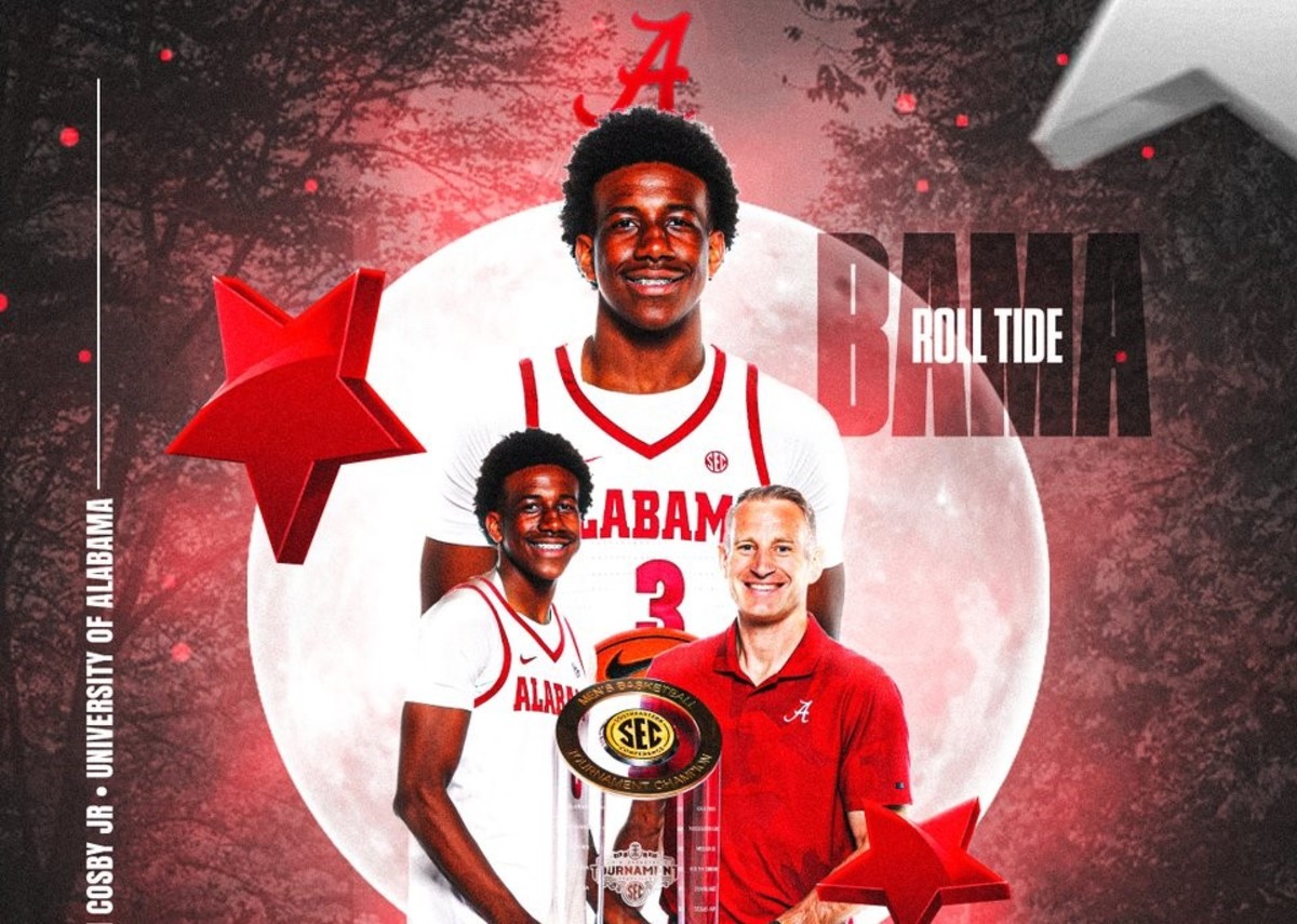 Four-star shooting guard Davin Cosby Jr. commits to Alabama.