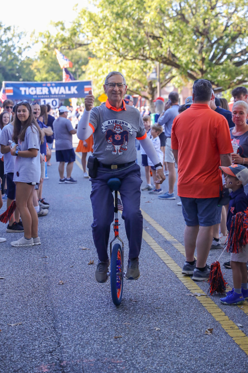 Tiger Walk prior to the game between the Missouri Tigers and the Auburn Tigers at Jordan-Hare Stadium on Sept. 24, 2022.