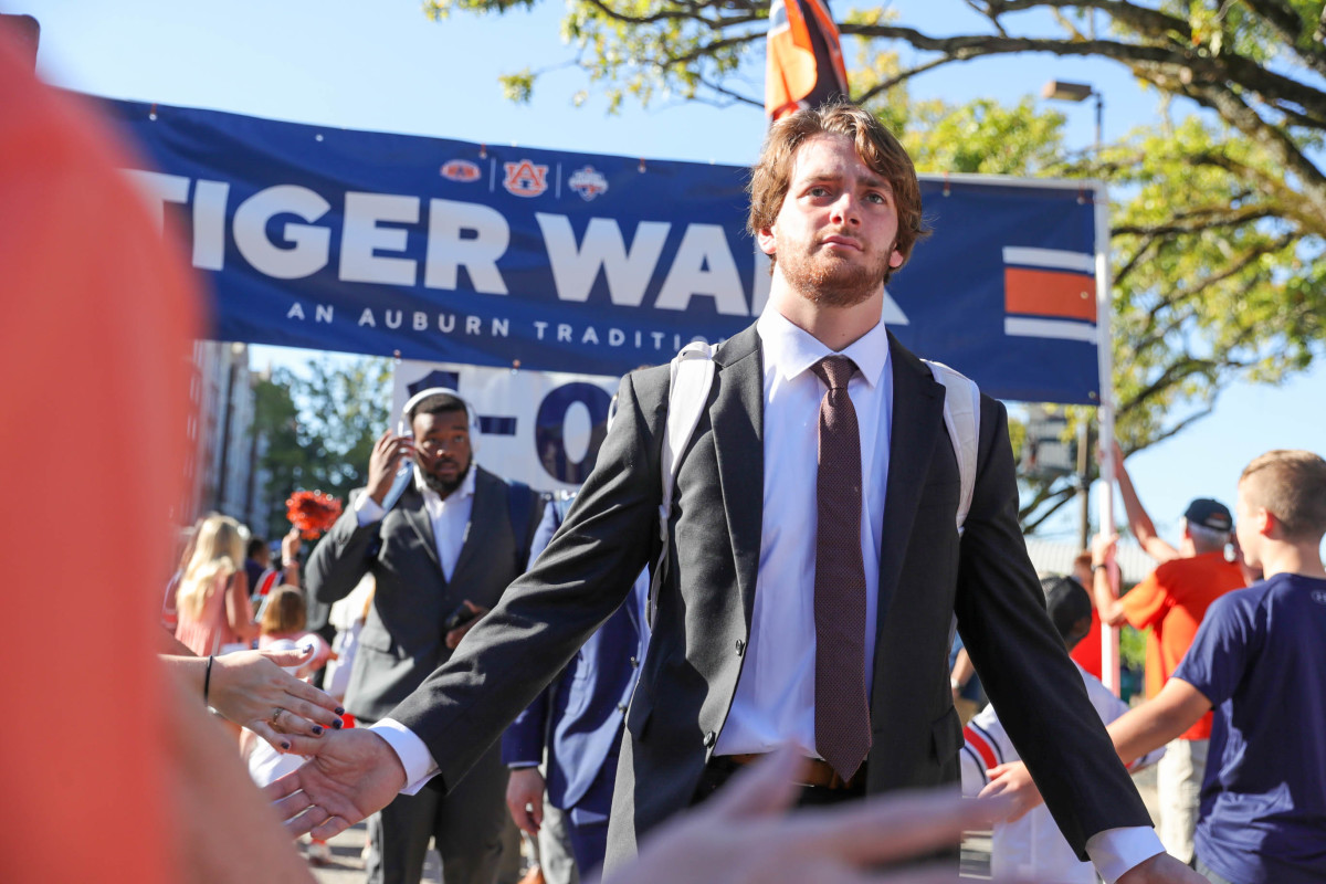 Tiger Walk prior to the game between the Missouri Tigers and the Auburn Tigers at Jordan-Hare Stadium on Sept. 24, 2022.