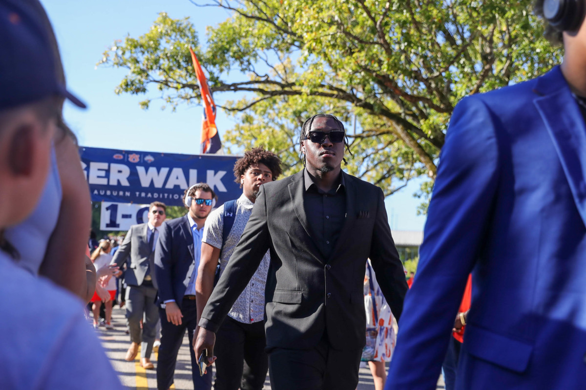 Tiger Walk prior to the game between the Missouri Tigers and the Auburn Tigers at Jordan-Hare Stadium on Sept. 24, 2022.