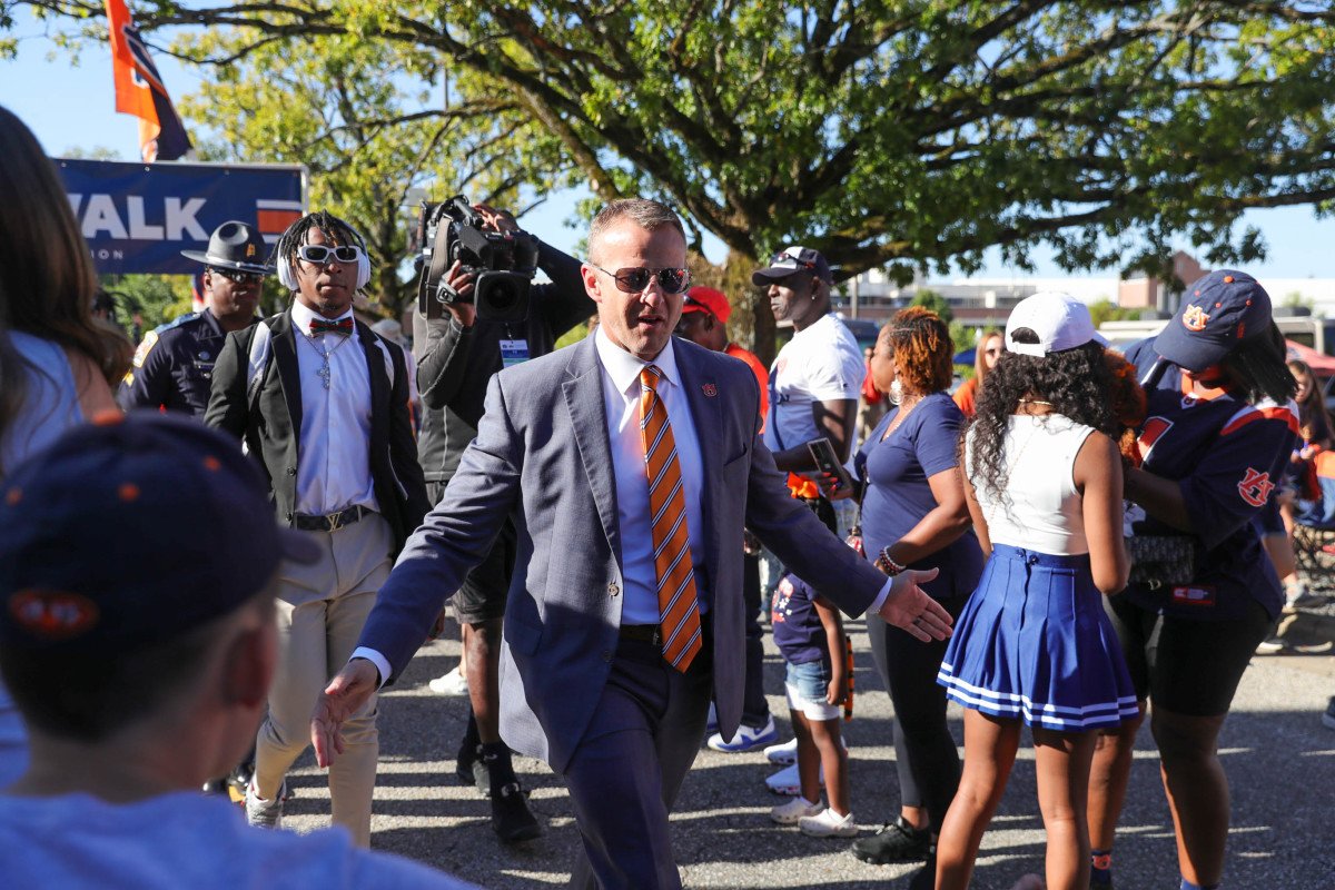 Tiger Walk prior to the game between the Missouri Tigers and the Auburn Tigers at Jordan-Hare Stadium on Sept. 24, 2022.