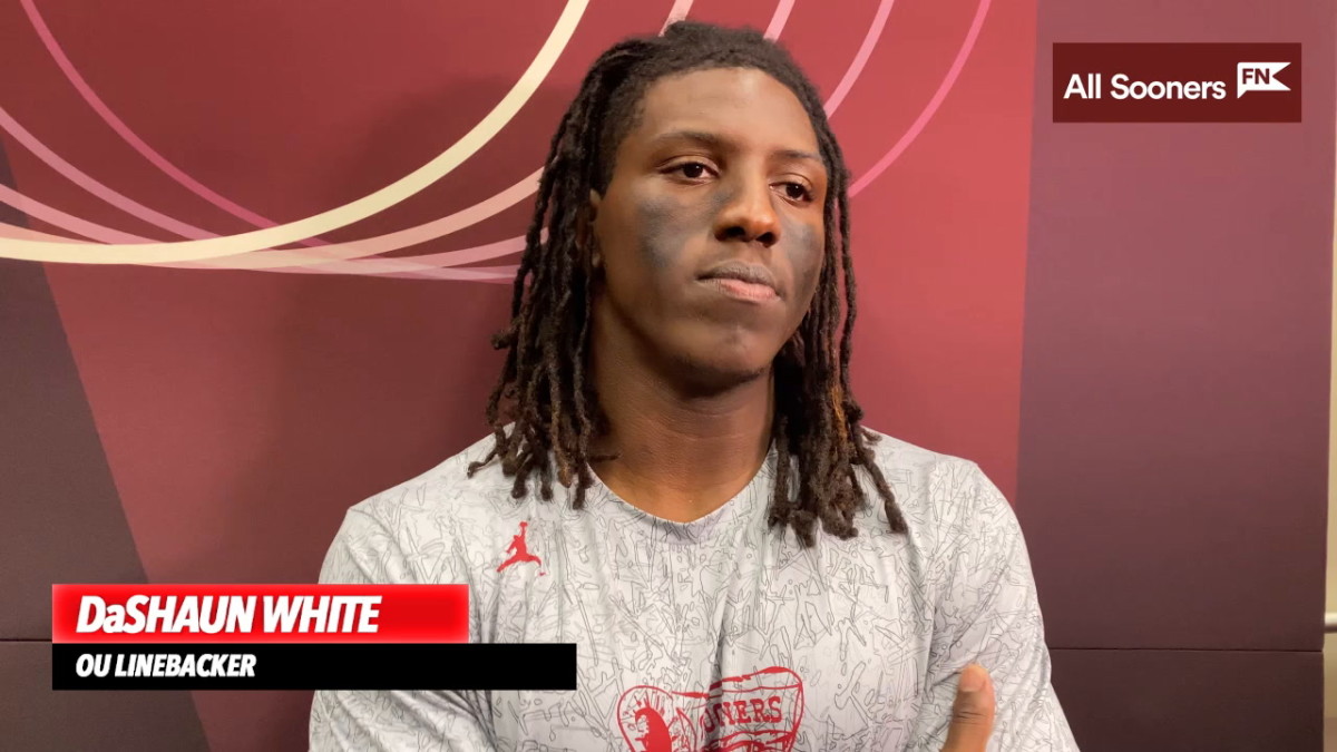 WATCH Oklahoma LB DaShaun White KState Postgame Sports Illustrated