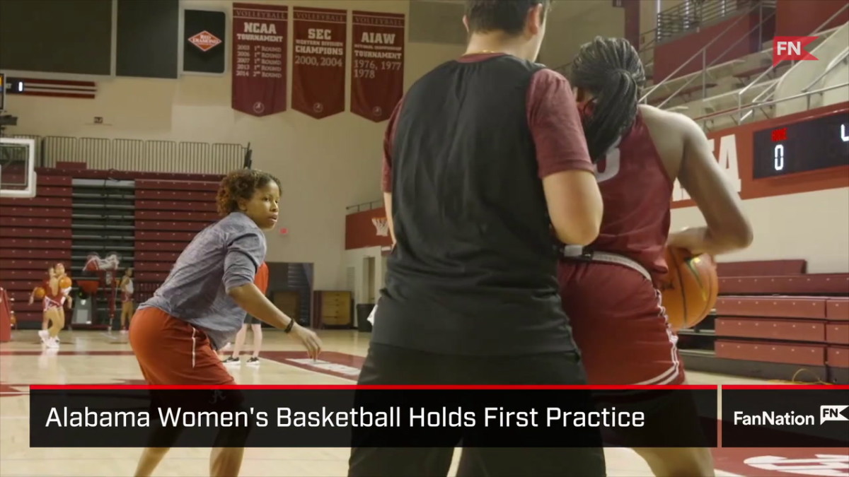 Alabama Women's Basketball Holds First Practice