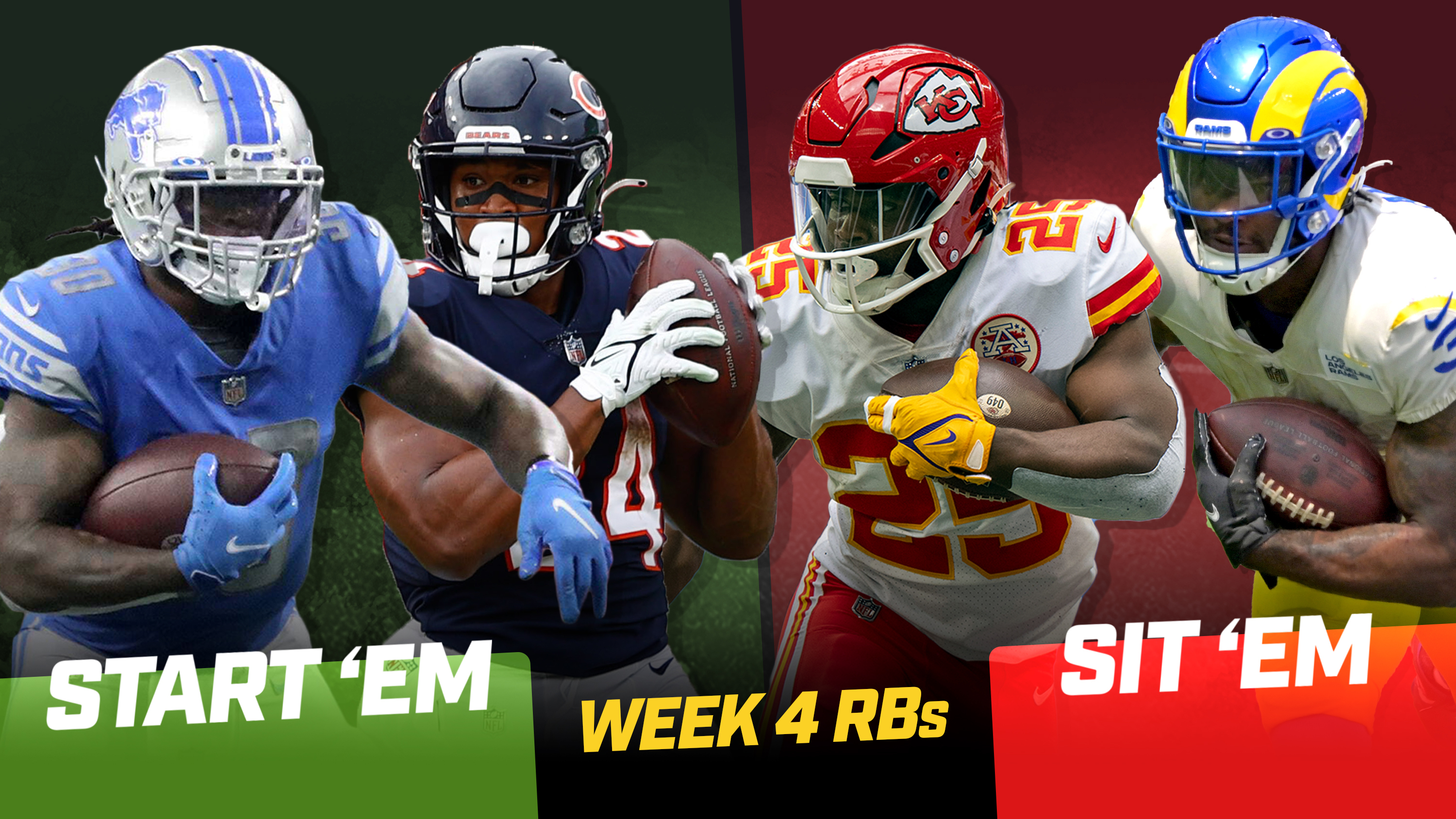 Fantasy Football RB Rankings Week 4: Who to Start at Running Back