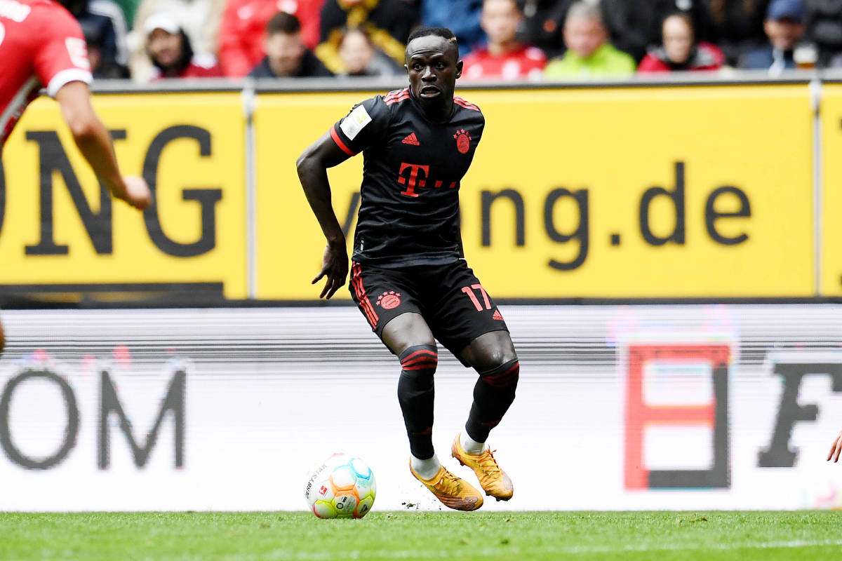 Sadio Mane pictured during Bayern Munich's 1-0 loss to Augsburg in September 2022