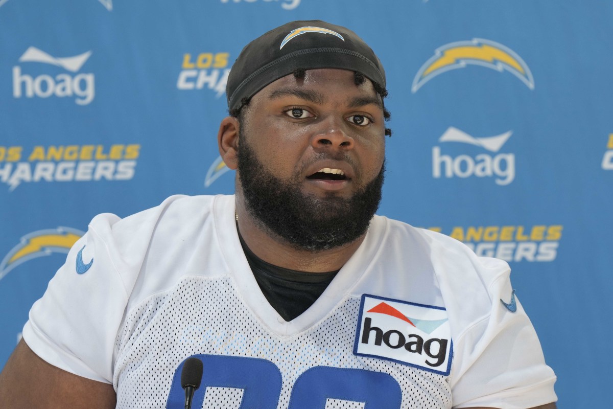 Jamaree Salyer to Make First Career NFL Start for the Chargers BVM Sports