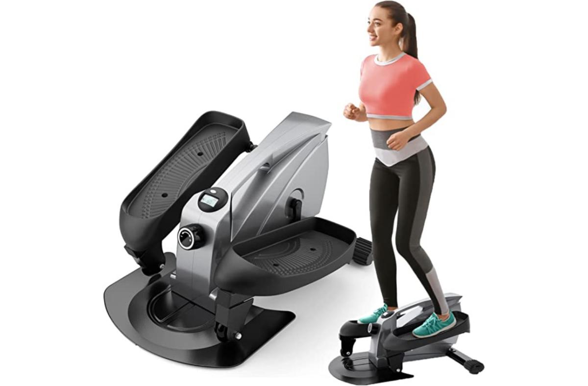 Cubii Go Compact Seated Exercise Elliptical Stepper for Home, Office, or Under-Desk