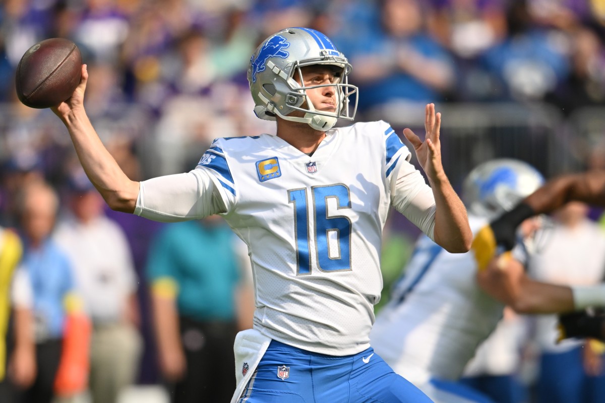 Lions quarterback Jared Goff