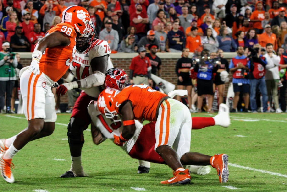 Clemson Defense Rises to Occasion In Big Win Over NC State