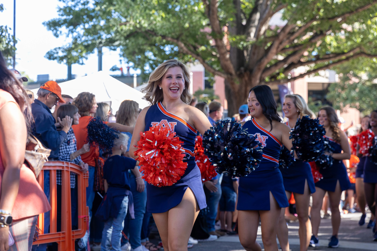 Scenes from Tiger Walk and the stadium walk-through prior to the game between the LSU Tigers and the Auburn Tigers at Jordan-Hare Stadium on Oct. 1, 2022.