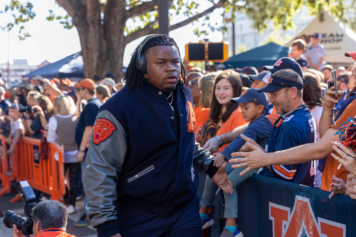 Scenes from Tiger Walk and the stadium walk-through prior to the game between the LSU Tigers and the Auburn Tigers at Jordan-Hare Stadium on Oct. 1, 2022.