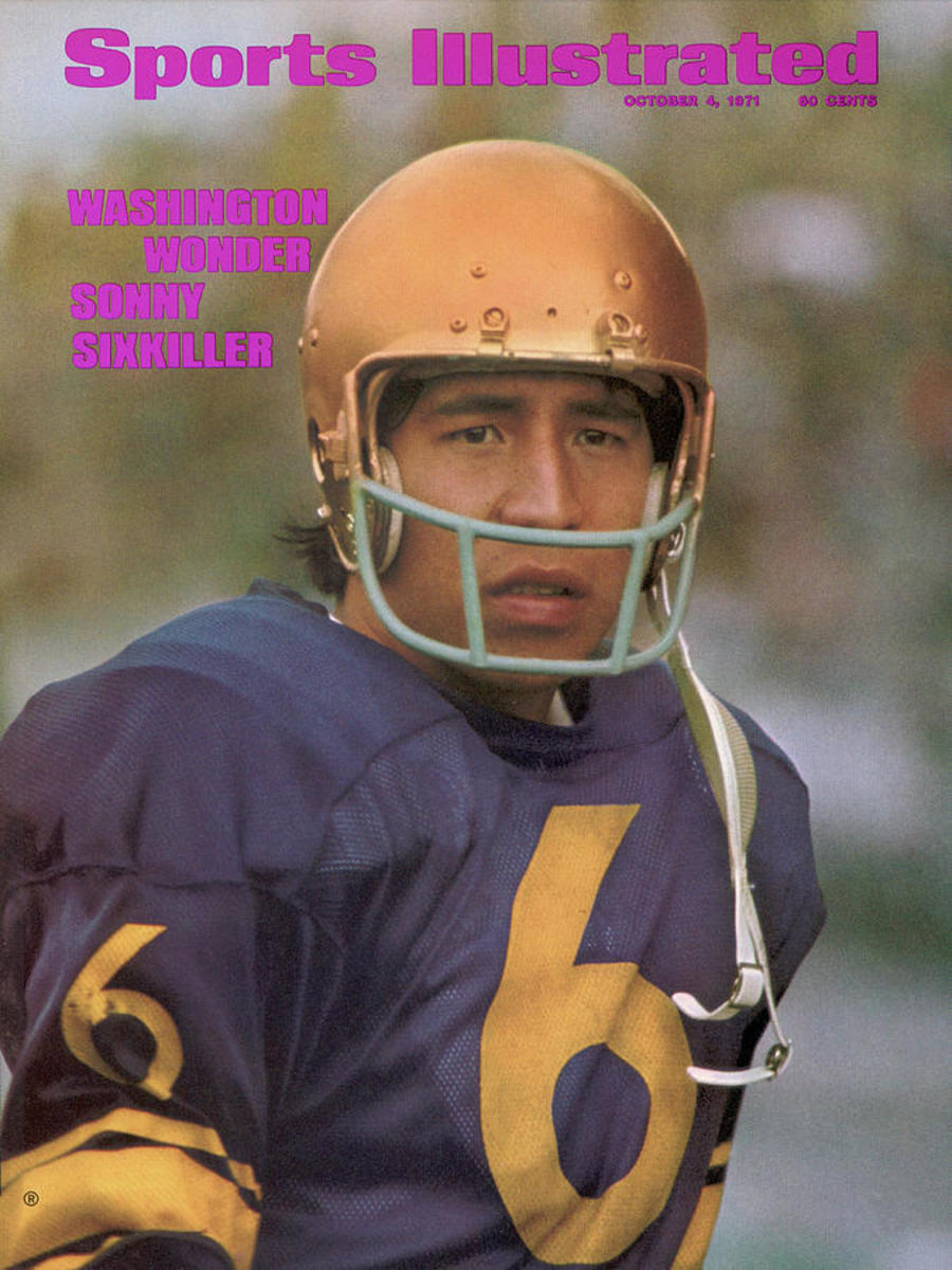 Sonny Sixkiller on the cover of Sports Illustrated in 1971