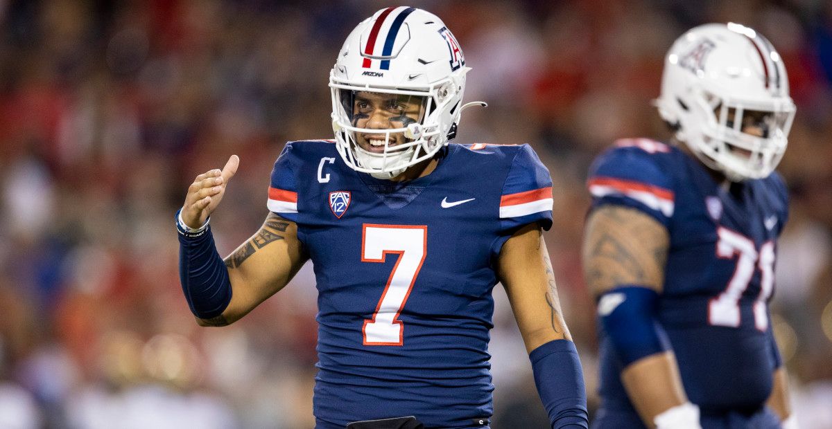 Arizona Quarterback transfer Jayden De Laura against the Colorado Buffaloes.