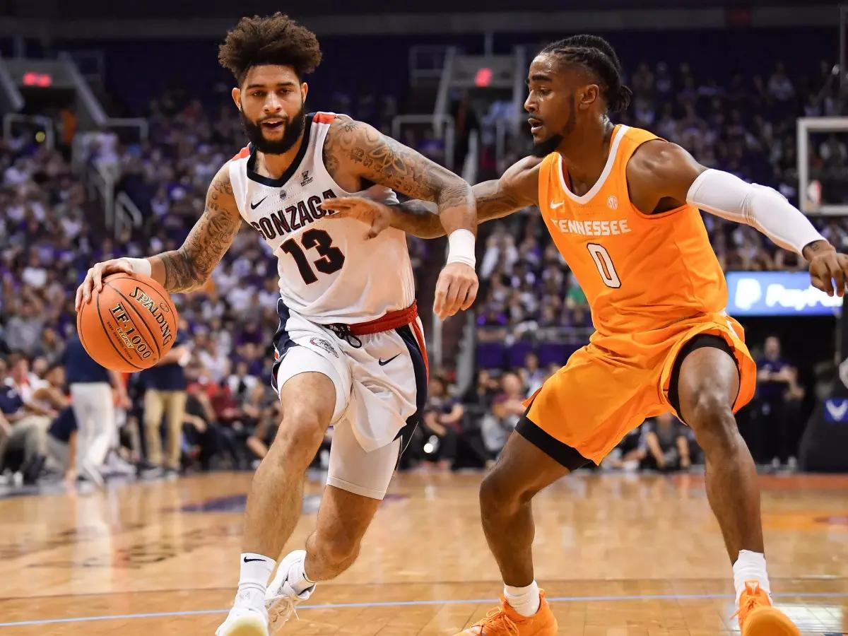 Gonzaga's last game against Tennessee came in a 76-73 loss in the 2018 regular season (photo courtesy of The Spokesman Review). 