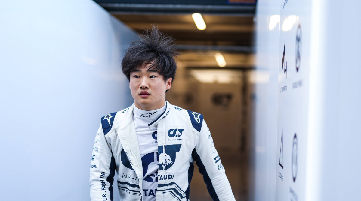 Yuki Tsunoda during the 2022 Dutch Grand Prix.