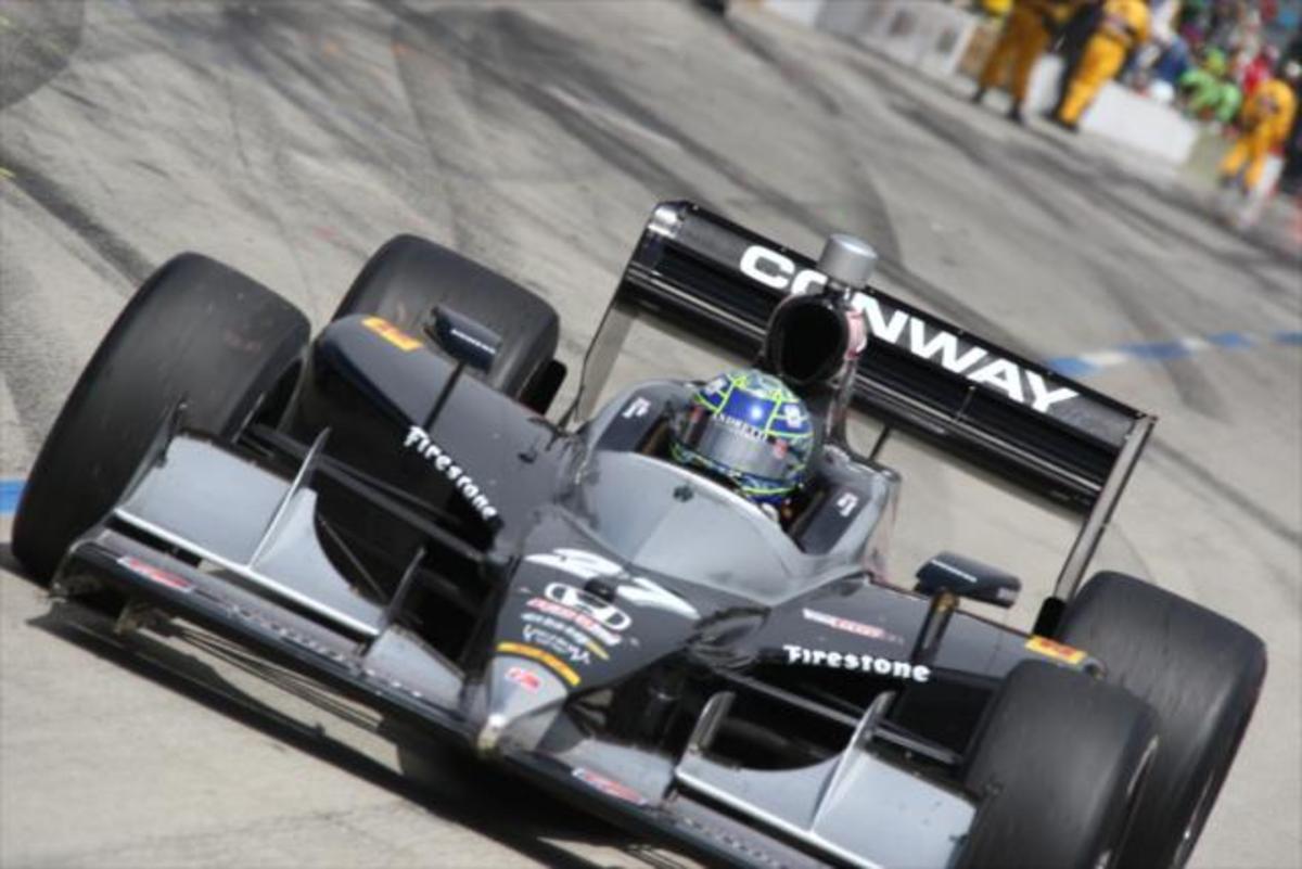 Mike Conway at the 2011 Long Beach GP. Photo courtesy: IndyCar/Chris Jones