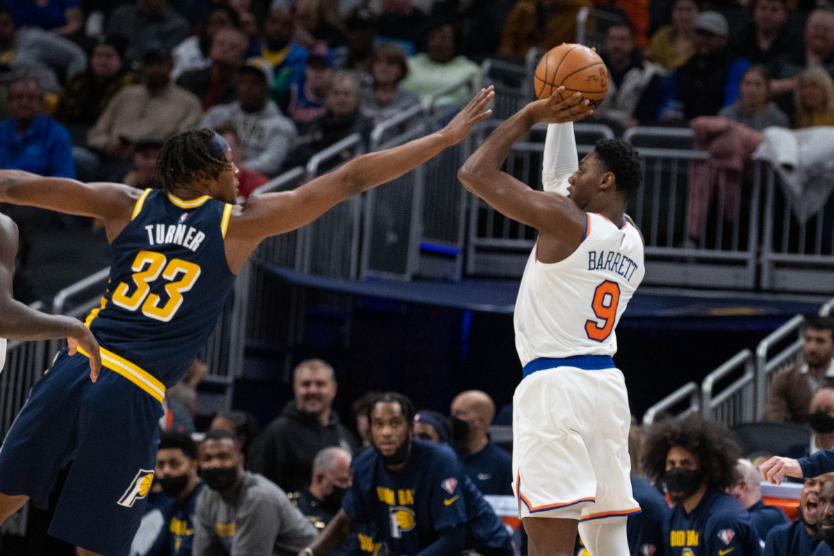 Indiana Pacers New York Knicks R.J. Barrett Myles Turner