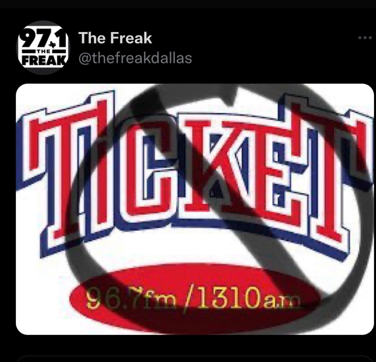 Freak Tweet