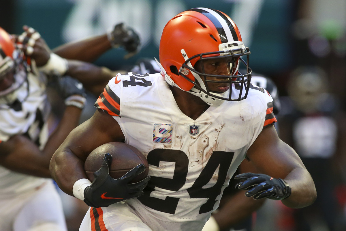 Cleveland Browns running back Nick Chubb