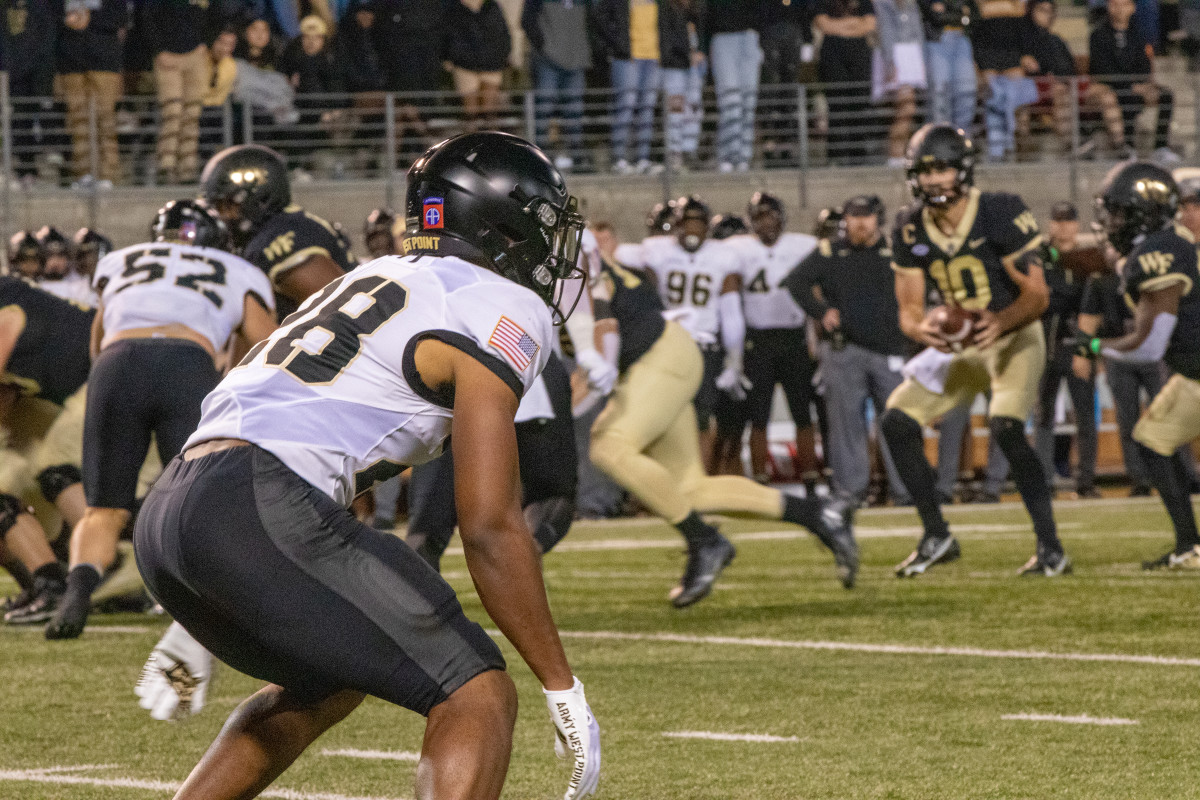 The Black Knights allowed 35 straight points to Hartman and the Deacons offense.