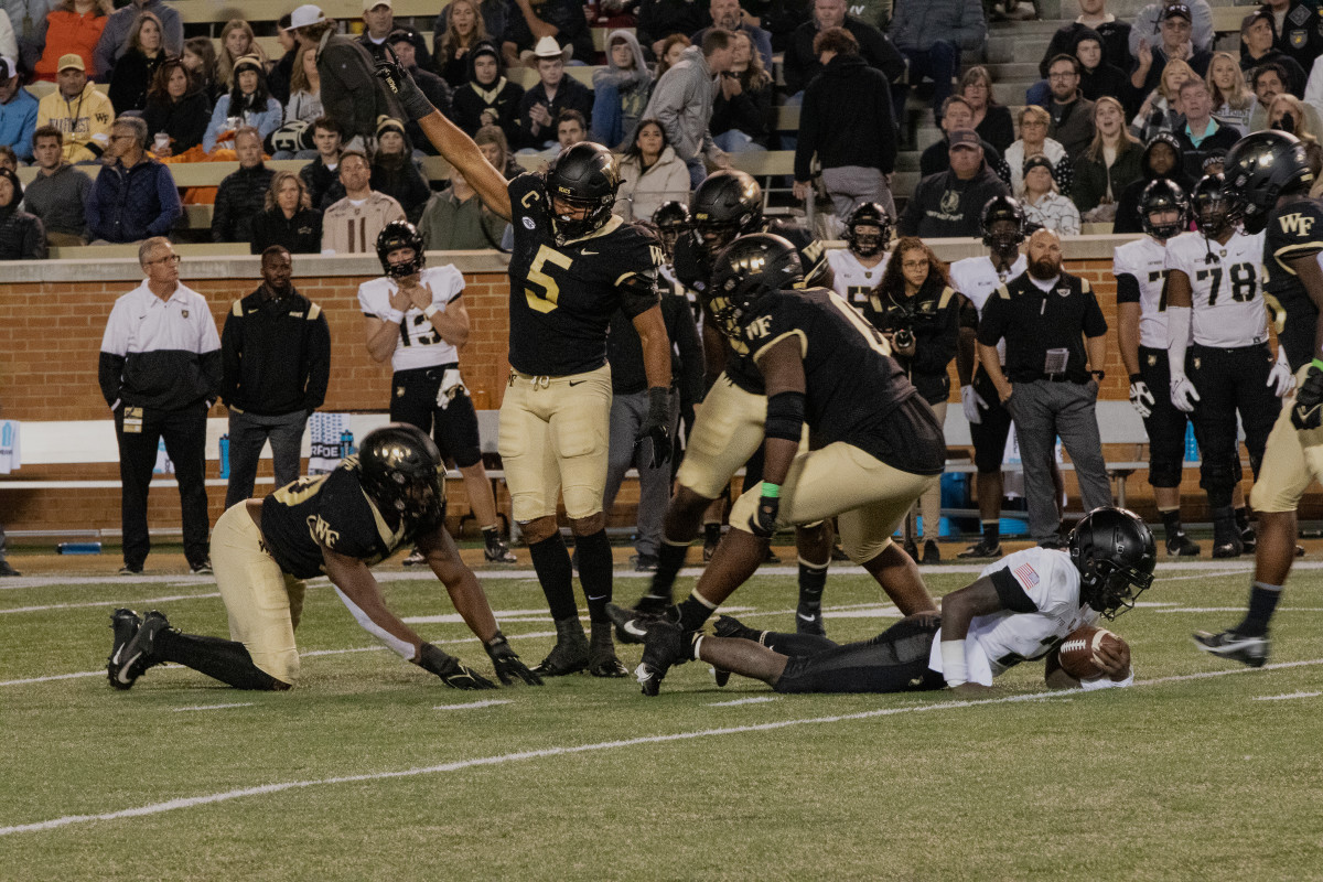 An emphasis all week, Wake Forest registered four turnovers on Saturday. 