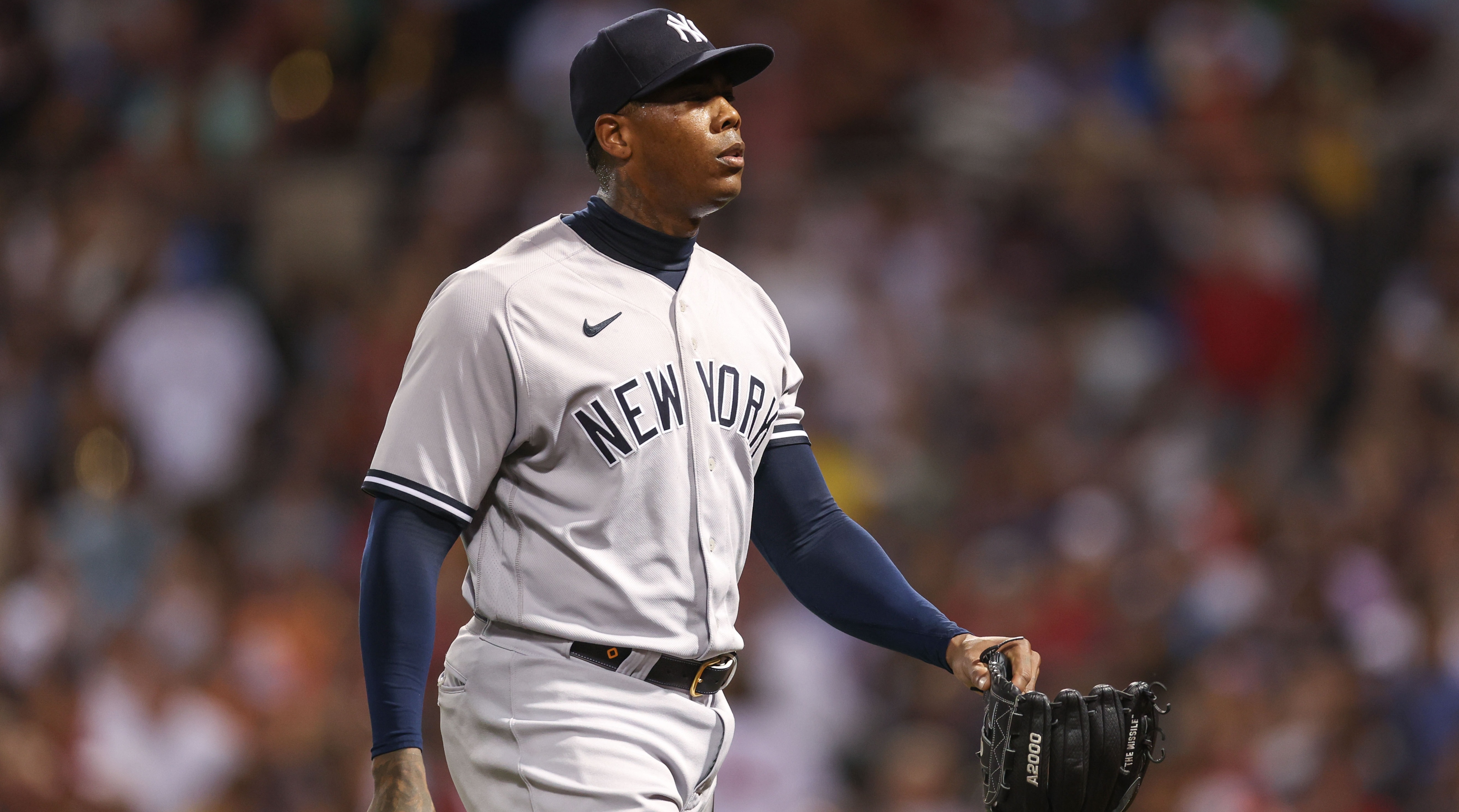 Yankees' Aroldis Chapman Off ALDS Roster After Unexcused Absence - Sports  Illustrated