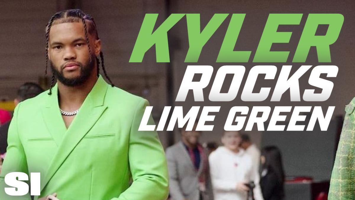 Kyler Murray Turns Heads With Lime Green Pantsuit Fit Check Week 5