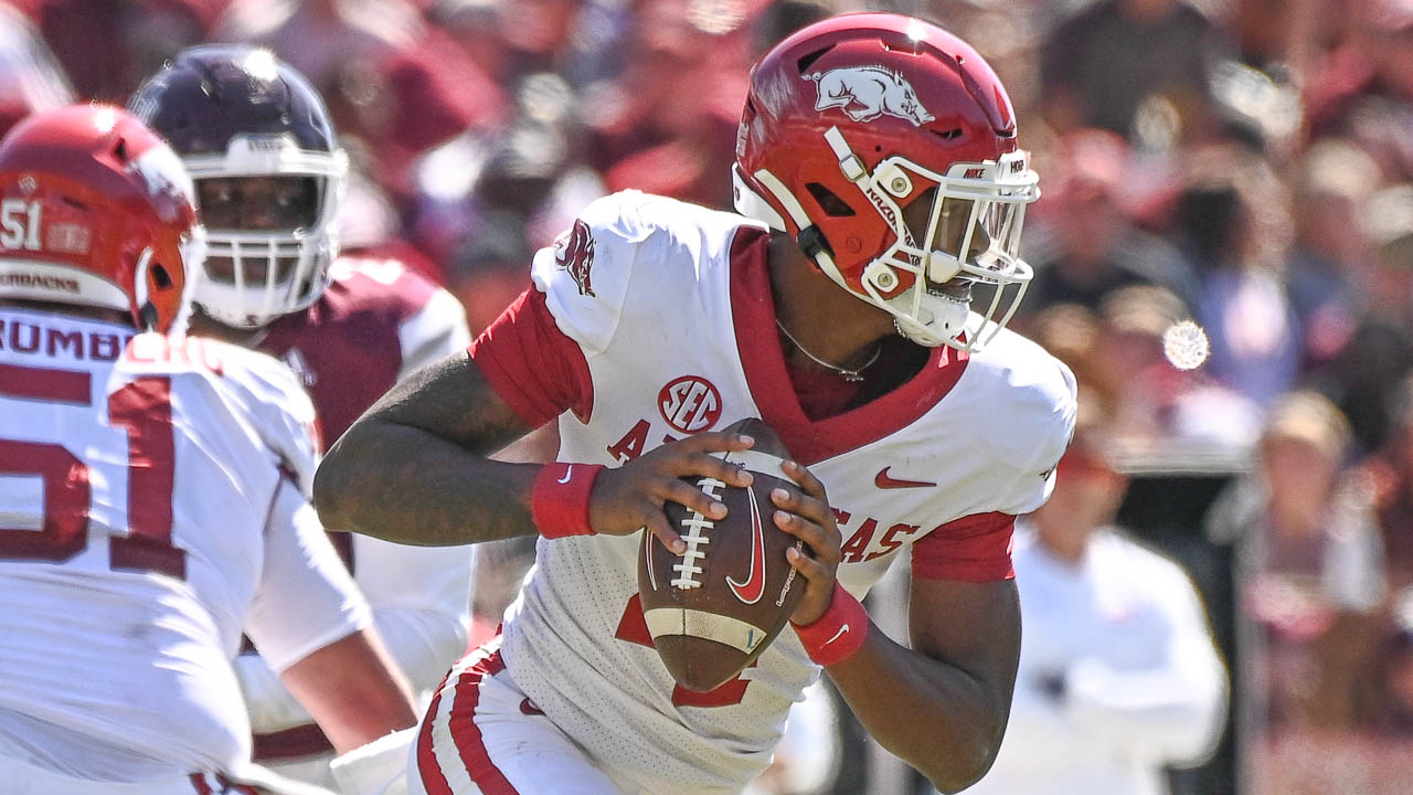 Now we probably know why Hogs' quarterback Malik Hornsby was pouting