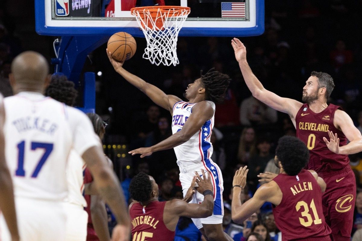 76ers guard Tyrese Maxey