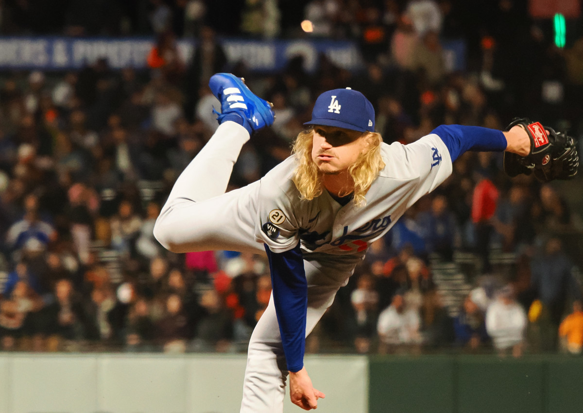 Dodgers pitcher Phil Bickford