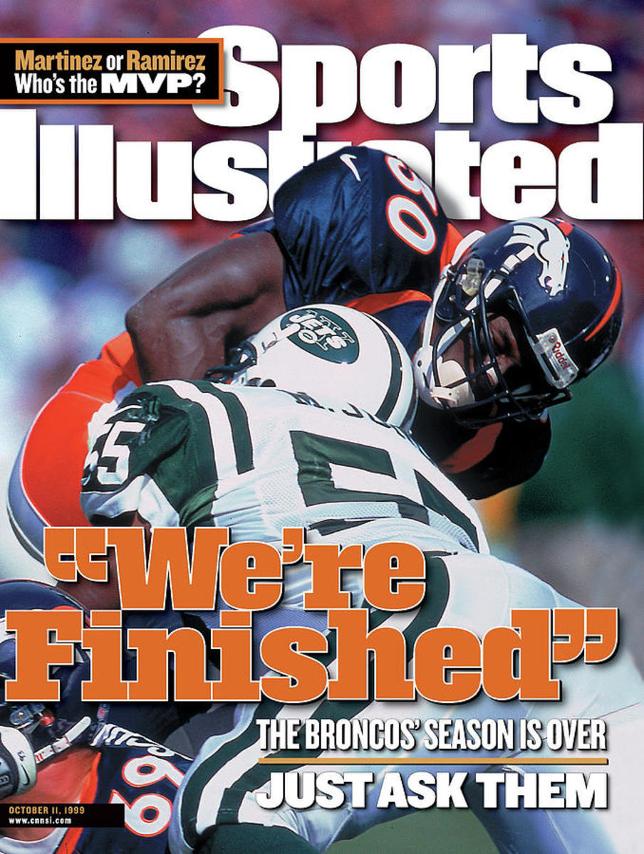 Terrell Davis on the cover of Sports Illustrated in 1999