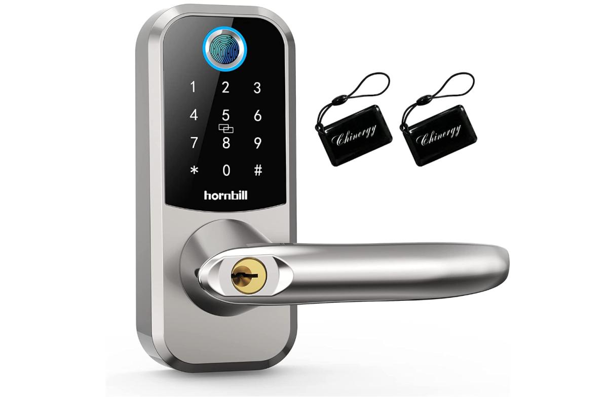 Smart Lock,Hornbill Fingerprint Keyless Entry Locks with Touchscreen Keypad