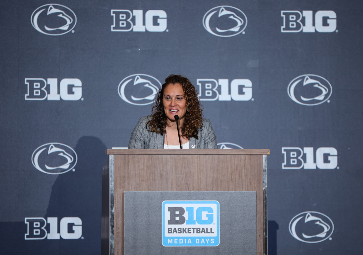 Penn State women's basketball coach Carolyn Kieger